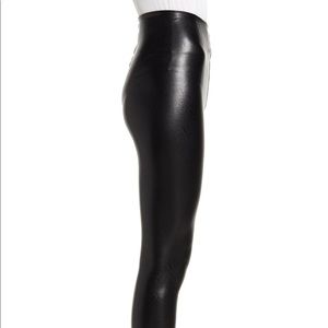Commando Black Leather Tights Small